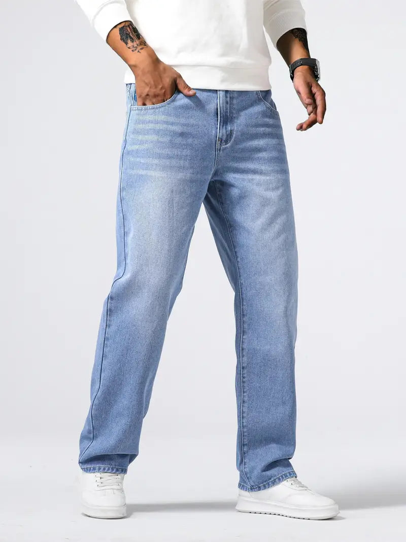 Jeans oversized da uomo Nick per comfort e stile