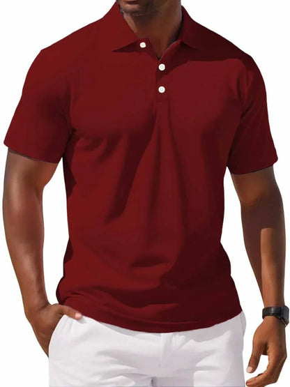Polo in Cotone da Uomo Taglio Classico