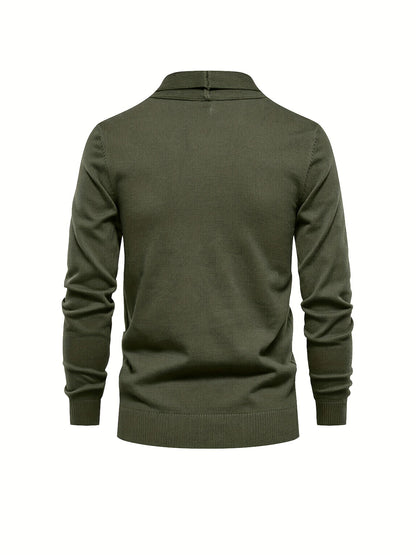 Berto - Gilet da uomo con scollo a V e apertura frontale