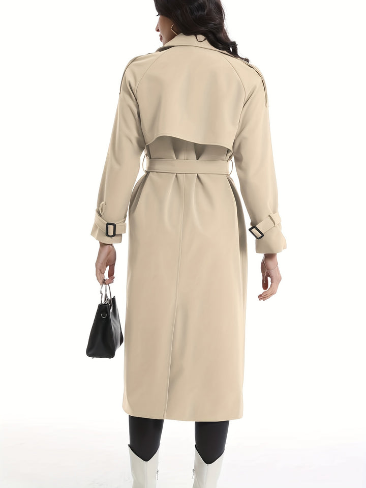 MILA | Trench Coat Lungo e Doppio Senso con Cintura