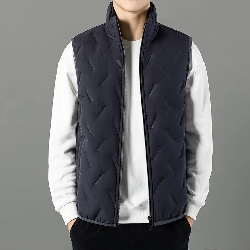 Eike - Gilet in Fleece Caldo