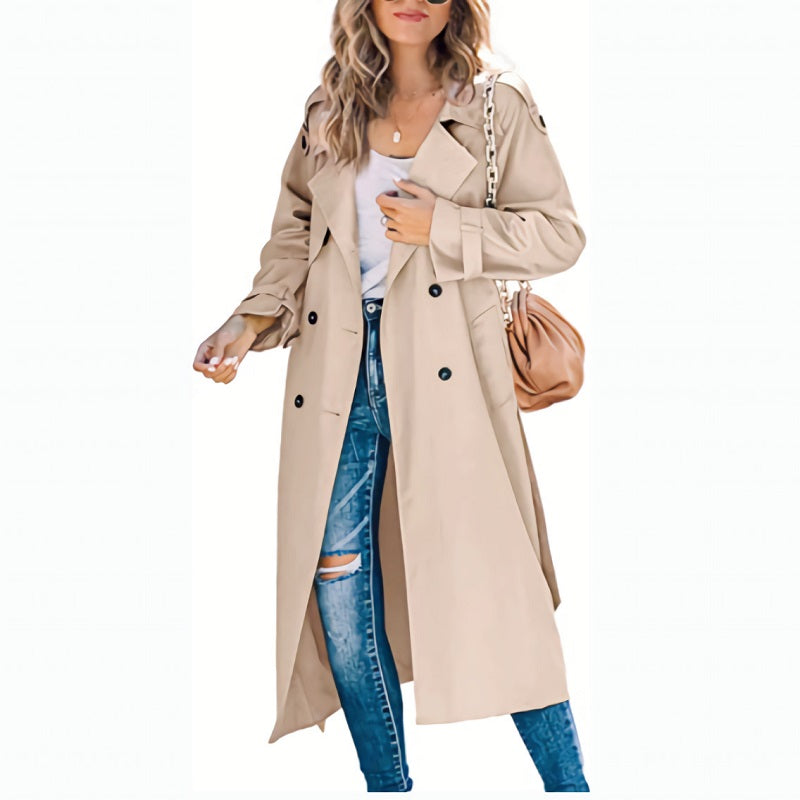 Trench coat lungo da donna Zara