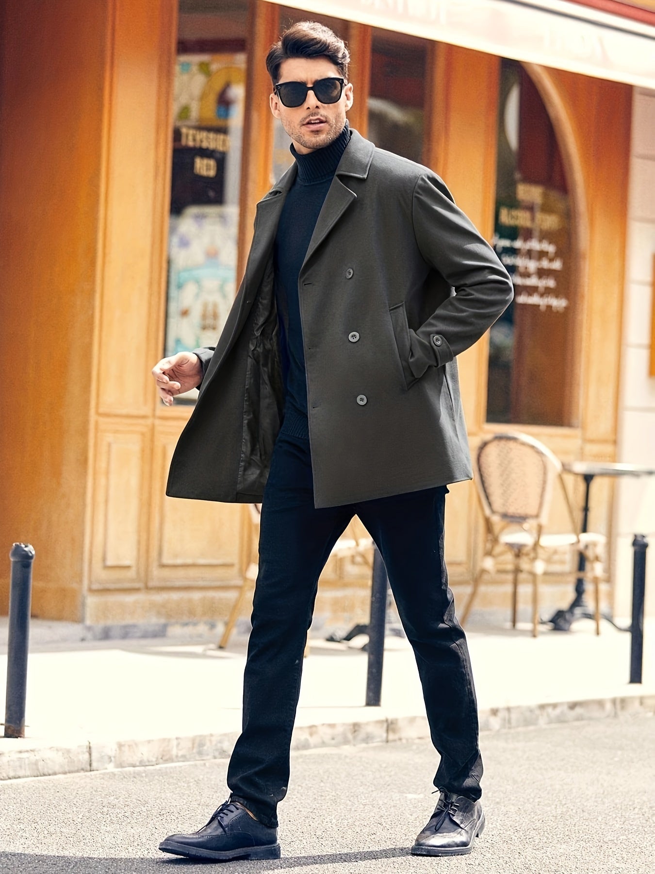 Trench coat classico per uomo Antoon