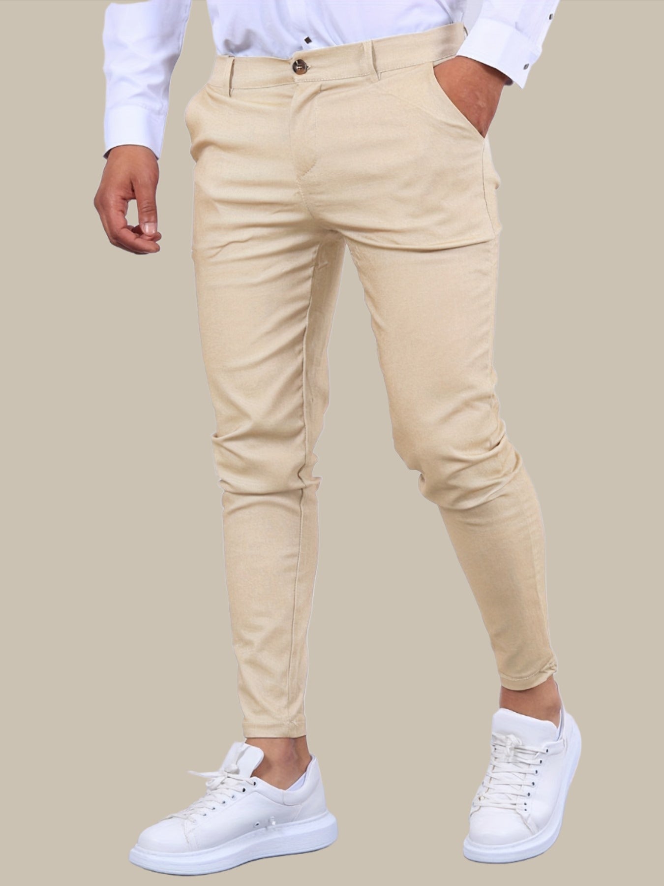 Rico - Pantaloni skinny-fit in premium stretch per uomo