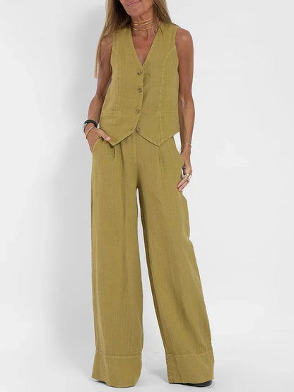 Gilet da Donna in Lino Leggero - Stile Versatile