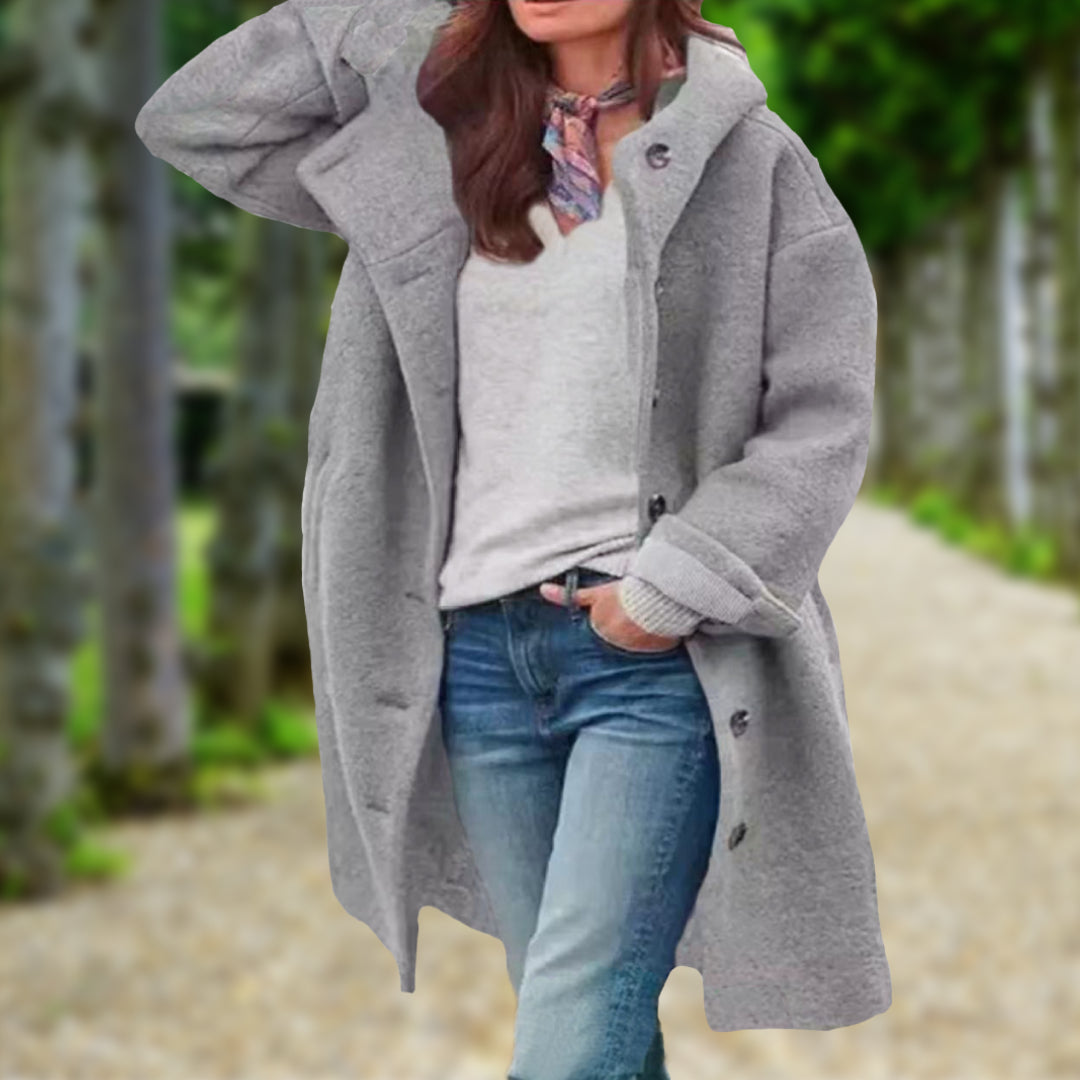 LUNA - Cappotto con Cappuccio da Donna