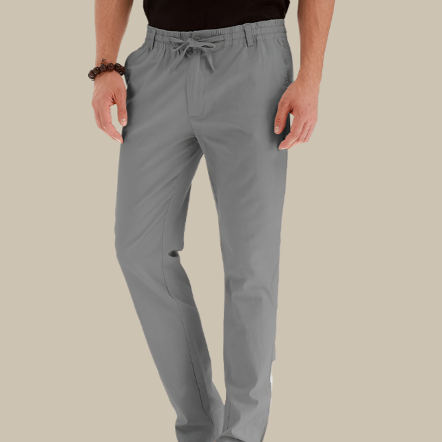 Marco - Pantaloni larghi casual con cintura elastica per un comfort stiloso