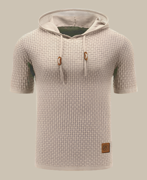 Marco - Hoodie t-shirt elegante e slim-fit per uno stile urbano raffinato