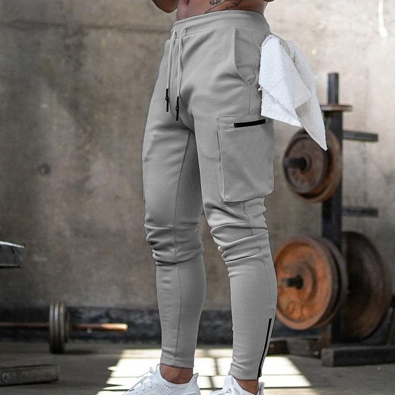 Valerio - Pantaloni da training in stile cargo slim-fit per un comfort senza pari