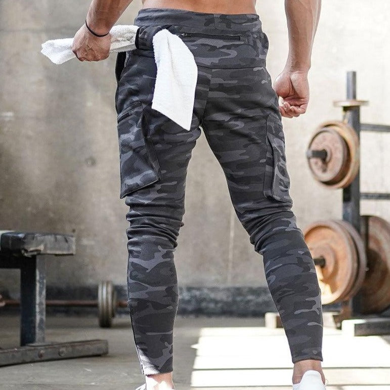 Valerio - Pantaloni da training in stile cargo slim-fit per un comfort senza pari