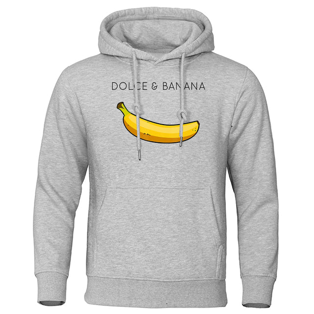 Billie - Felpa Autunnale Dolce Banana Elegante per Uomini