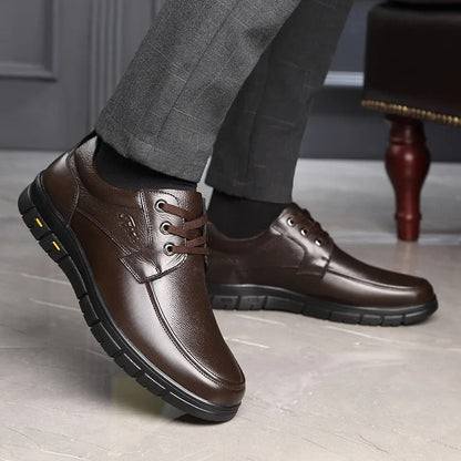 Marco - Scarpe da uomo eleganti e comode in pelle con lacci