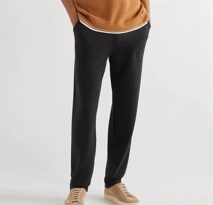 Pantaloni in Cashmere Fatto a Mano – Blu Navy, Lusso & Comfort