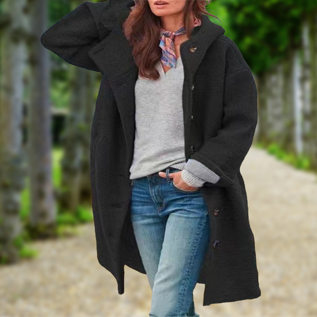 LUNA - Cappotto con Cappuccio da Donna