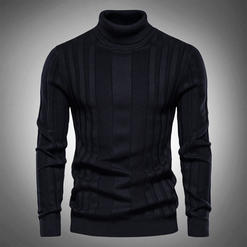 Zephram - Maglione a Collo Alto Slim-Fit Elegante per l'Inverno per Uomo