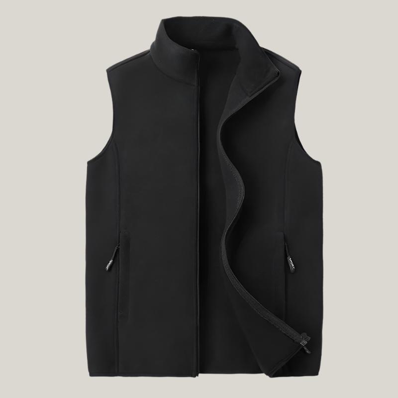 Gilet in pile Castro - Bodywarmer senza maniche per uomo con fodera in pile