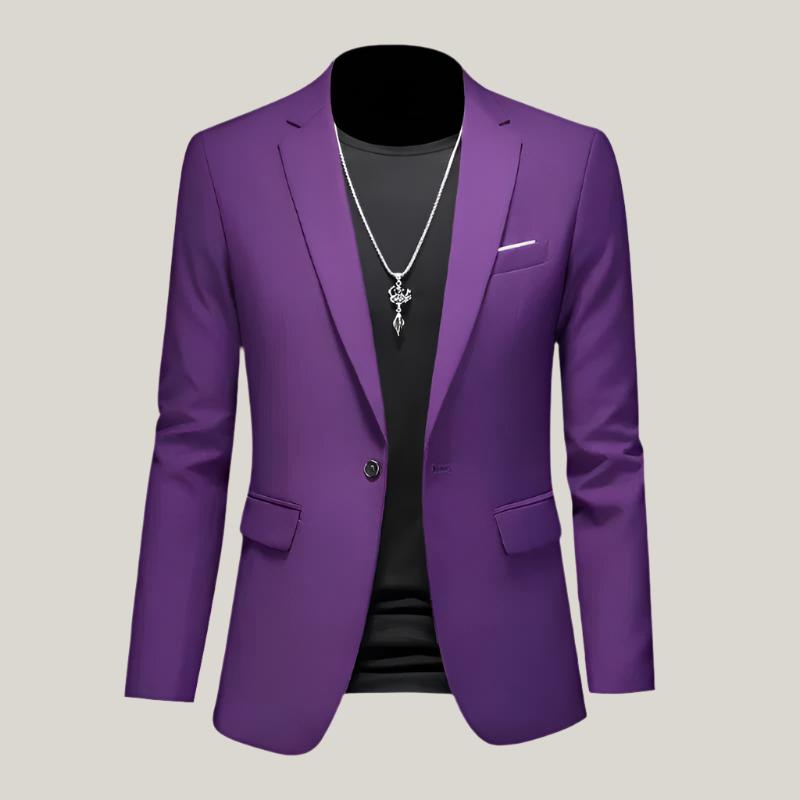 Blazer elegante slim fit per uomo | Giacca versatile per ogni occasione