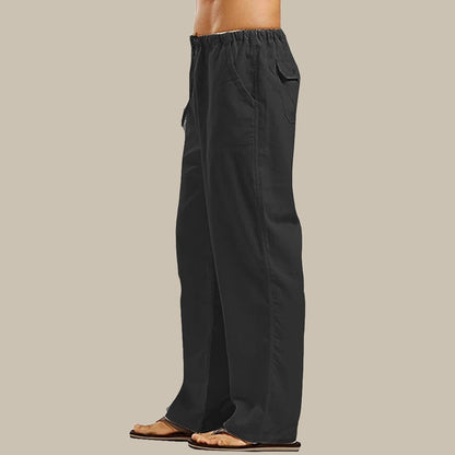 Marco - Pantaloni estivi in lino dal taglio rilassato e alla moda