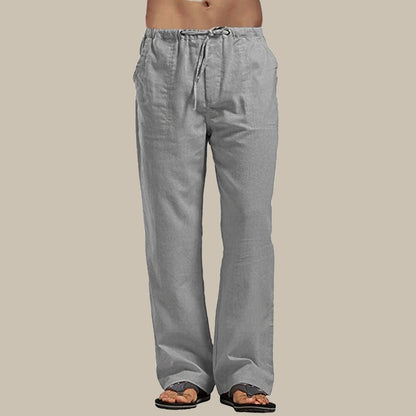 Marco - Pantaloni estivi in lino dal taglio rilassato e alla moda