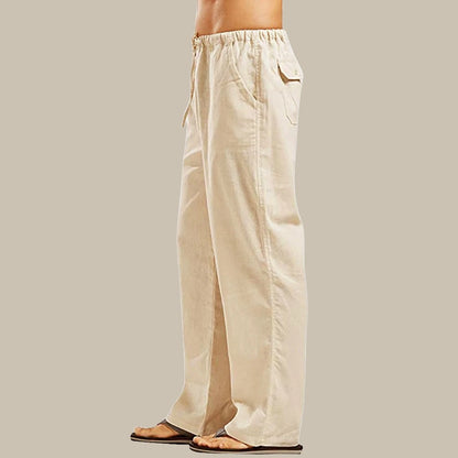 Marco - Pantaloni estivi in lino dal taglio rilassato e alla moda